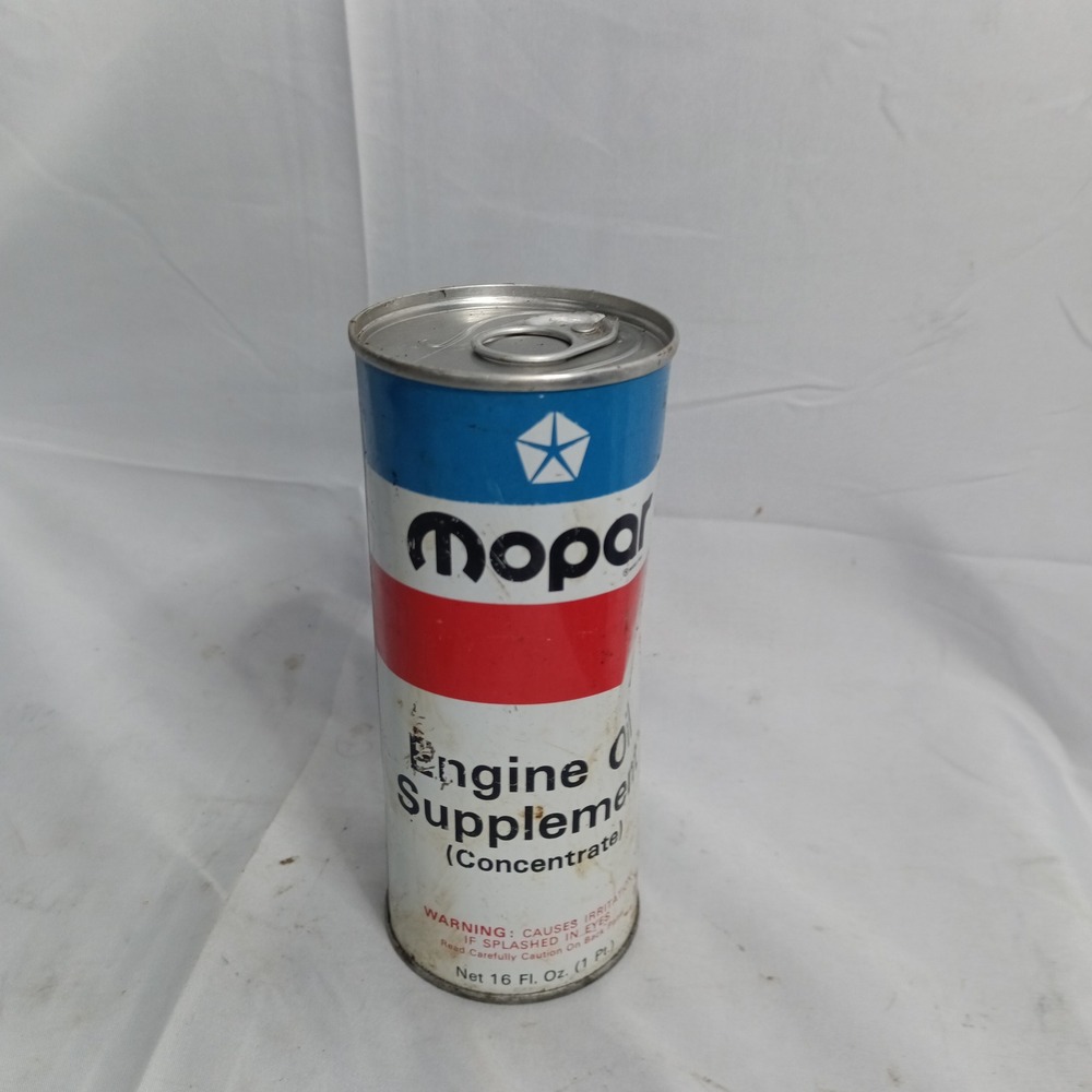 Vintage Mopar Engine Oil Supplement 16oz Can NOS Sealed 4-188 3419 130 c1